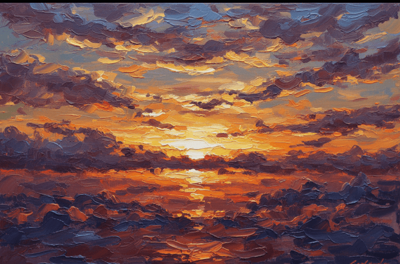 7 Ways to Bring Dramatic Cityscape and Sunset Paintings into Your Space - RANDOMH3ROSinc