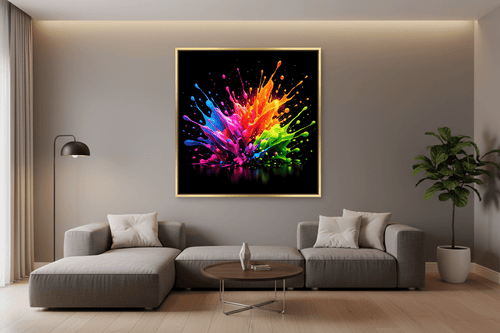 Abstract Chromatic Vortex — Wall Art Print - RANDOMH3ROSinc