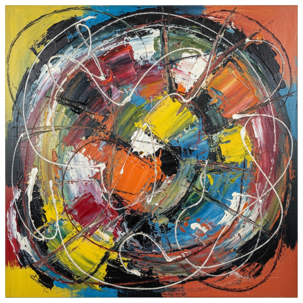 Abstract Cosmic Spectrum —Wall Art Print - RANDOMH3ROSinc