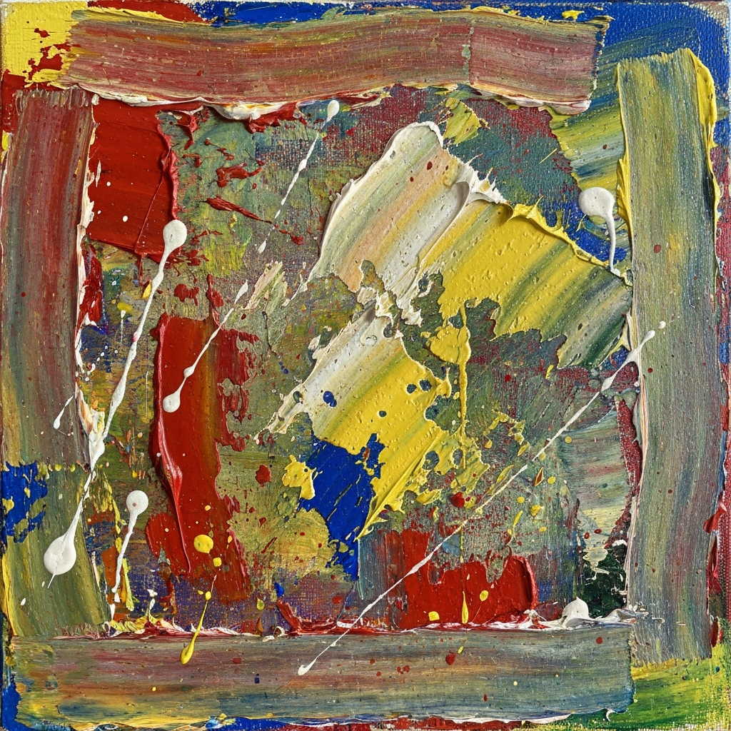 Abstract Ember & Abyss — Wall Art Print - RANDOMH3ROSinc