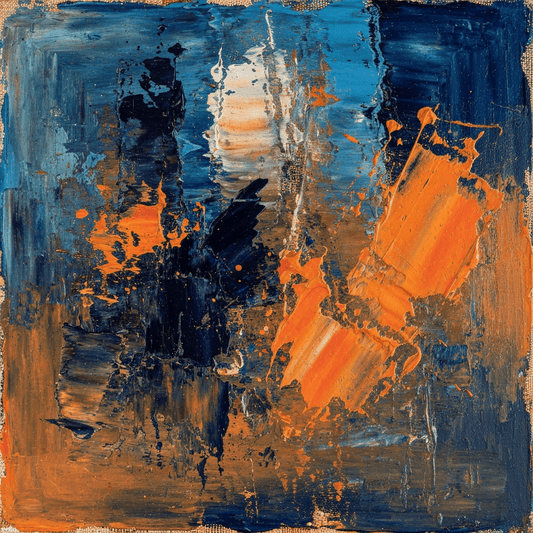 Abstract Neon Surge —Wall Art Print - RANDOMH3ROSinc