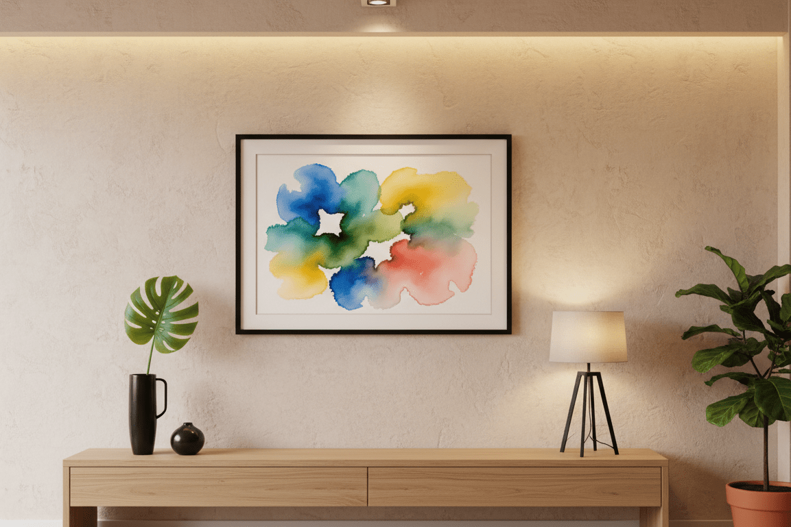 Abstract Watercolor Velvet Petals — Wall Art Print - RANDOMH3ROSinc