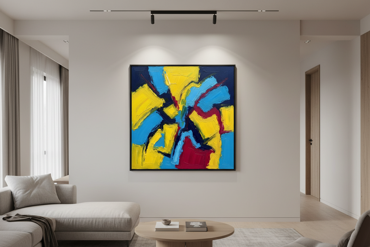 Supernova Starburst — Abstract Wall Art Print RANDOMH3ROSinc