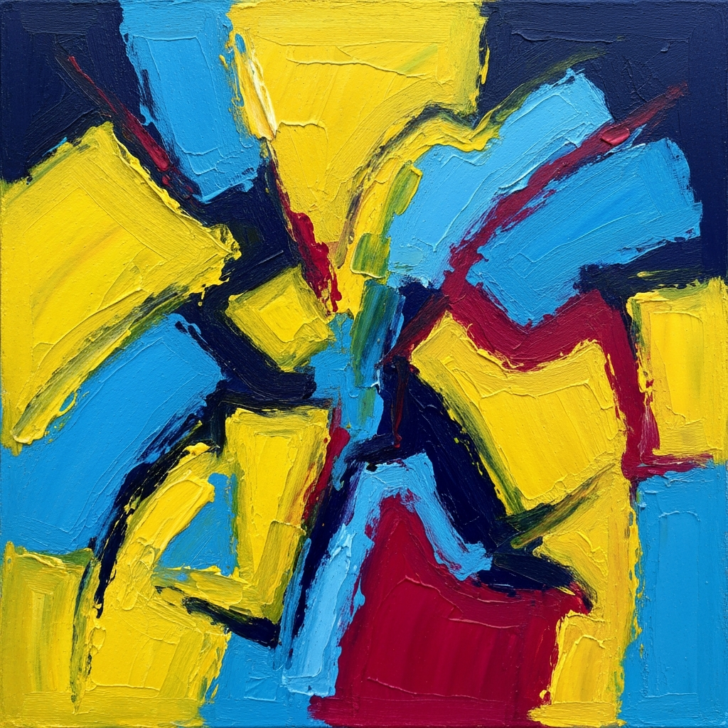 Supernova Starburst — Abstract Wall Art Print RANDOMH3ROSinc