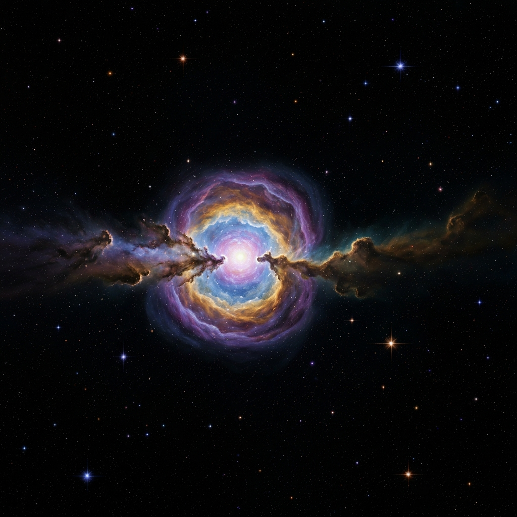 Vibrant digital Milky Way art print with glowing spiral arms ready for instant download and printable wall decor  