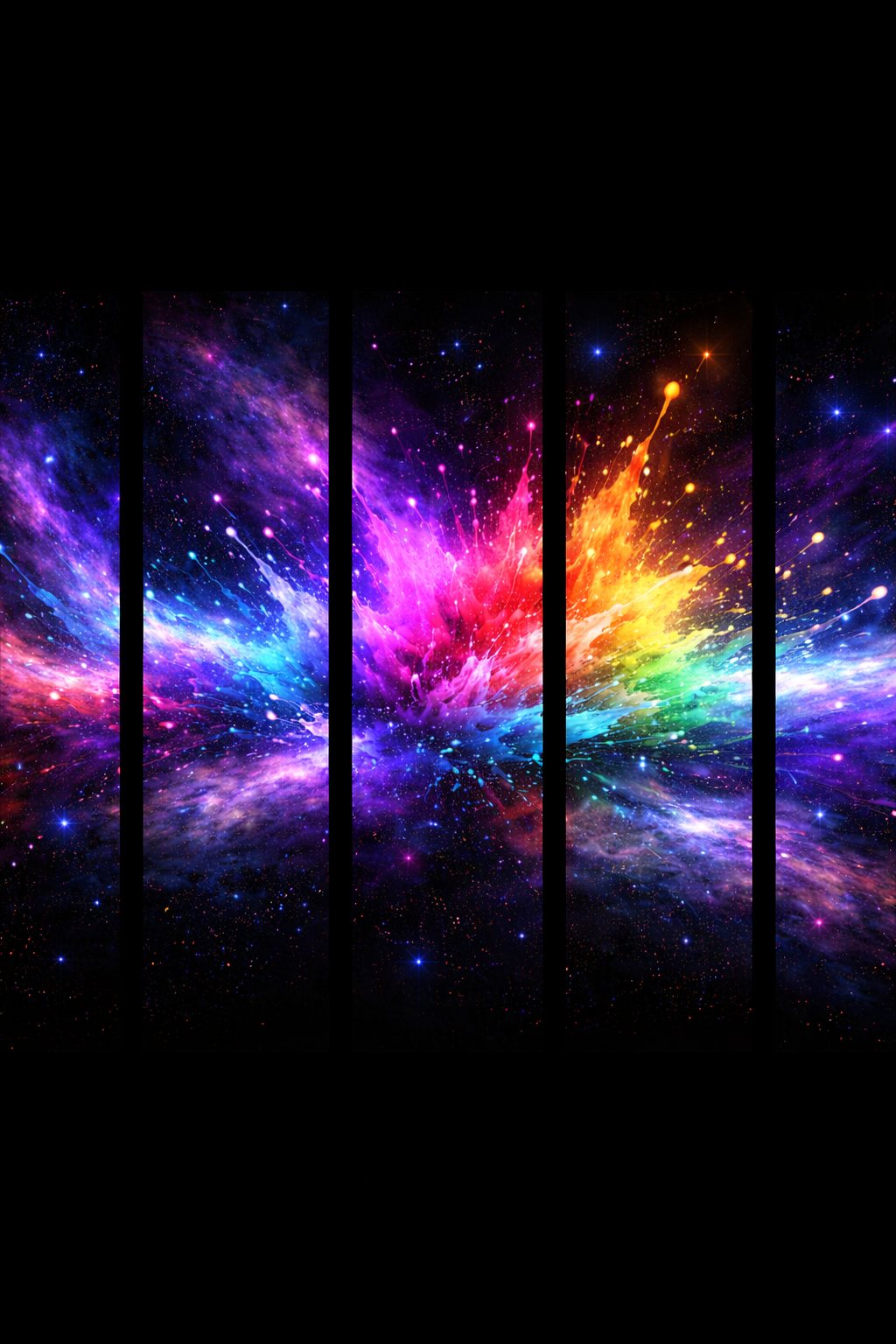 Solar Fragments — Abstract Wall Art Print RANDOMH3ROSinc