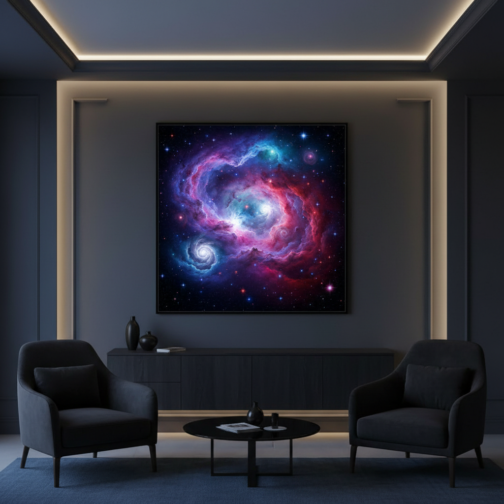 Galaxy Cluster Cosmic Panorama RANDOMH3ROSinc